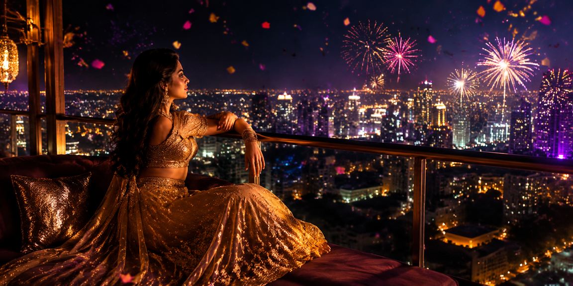 Mobile deposit experience in Pune city with traditional attire